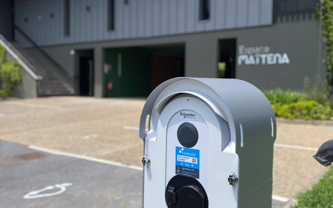 Des bornes électriques au coeur de la nature